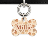 Bailey And Bone Pet Tag Boho Beige Seashells Pet Tag