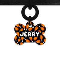 Bailey And Bone Pet Tag Bone / Black Chicken Drumsticks Pet Tag