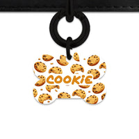 Bailey And Bone Pet Tag Bone / Black Choc Chip Cookie Pet Tag