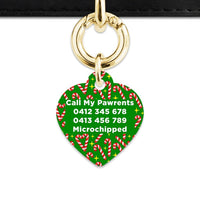 Bailey And Bone Pet Tag Candy Canes Pet Tag