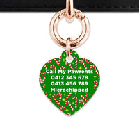 Bailey And Bone Pet Tag Candy Canes Pet Tag