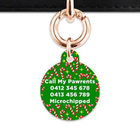 Bailey And Bone Pet Tag Candy Canes Pet Tag