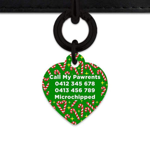 Bailey And Bone Pet Tag Candy Canes Pet Tag