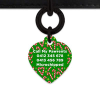 Bailey And Bone Pet Tag Candy Canes Pet Tag
