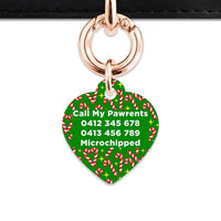 Bailey And Bone Pet Tag Candy Canes Pet Tag