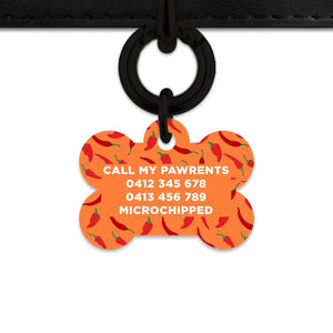 Bailey And Bone Pet Tag Chili Pepper Pet Tag