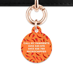 Bailey And Bone Pet Tag Chili Pepper Pet Tag