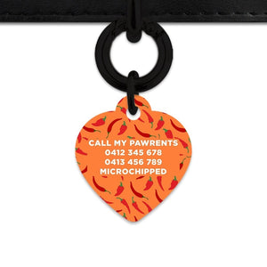 Bailey And Bone Pet Tag Chili Pepper Pet Tag