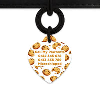 Bailey And Bone Pet Tag Choc Chip Cookie Pet Tag