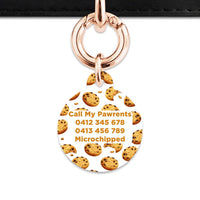 Bailey And Bone Pet Tag Choc Chip Cookie Pet Tag