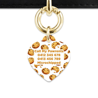 Bailey And Bone Pet Tag Choc Chip Cookie Pet Tag