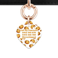 Bailey And Bone Pet Tag Choc Chip Cookie Pet Tag