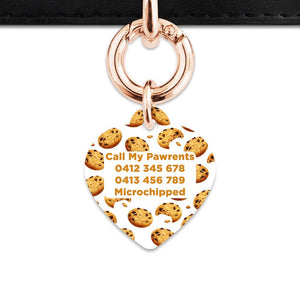 Bailey And Bone Pet Tag Choc Chip Cookie Pet Tag