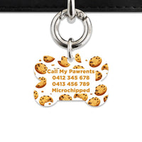 Bailey And Bone Pet Tag Choc Chip Cookie Pet Tag