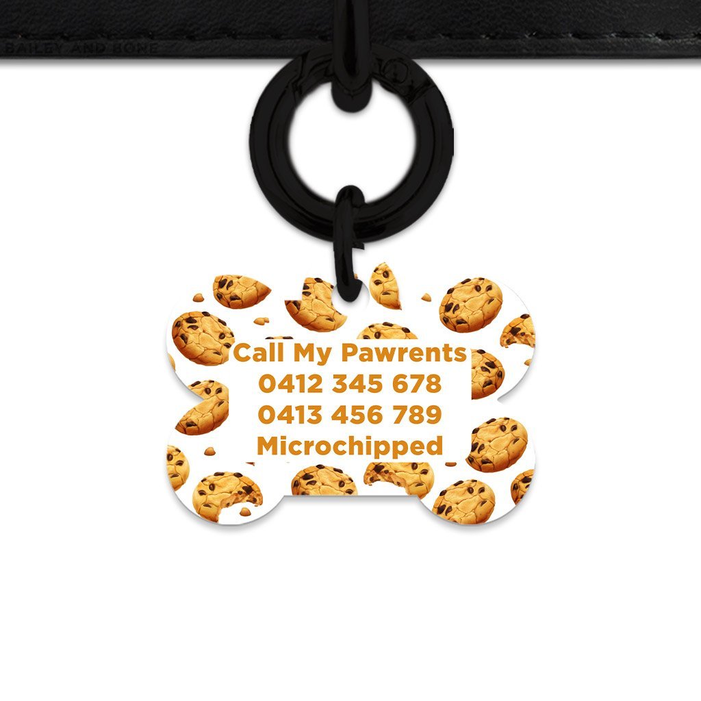 Bailey And Bone Pet Tag Choc Chip Cookie Pet Tag