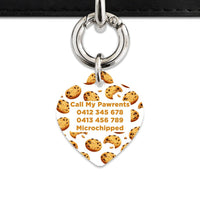 Bailey And Bone Pet Tag Choc Chip Cookie Pet Tag