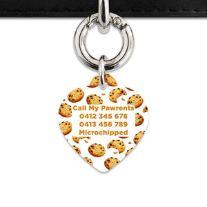 Bailey And Bone Pet Tag Choc Chip Cookie Pet Tag