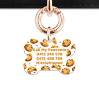 Bailey And Bone Pet Tag Choc Chip Cookie Pet Tag