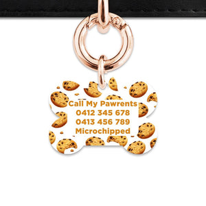 Bailey And Bone Pet Tag Choc Chip Cookie Pet Tag