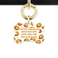 Bailey And Bone Pet Tag Choc Chip Cookie Pet Tag