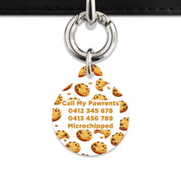 Bailey And Bone Pet Tag Choc Chip Cookie Pet Tag