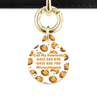 Bailey And Bone Pet Tag Choc Chip Cookie Pet Tag