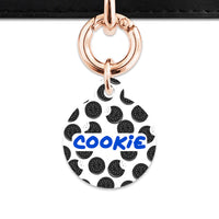 Bailey And Bone Pet Tag Choc Cookie Pattern Pet Tag