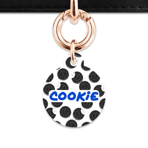 Bailey And Bone Pet Tag Choc Cookie Pattern Pet Tag