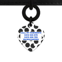 Bailey And Bone Pet Tag Choc Cookie Pattern Pet Tag