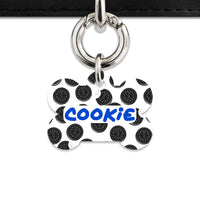 Bailey And Bone Pet Tag Choc Cookie Pattern Pet Tag