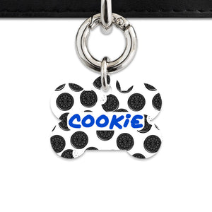 Bailey And Bone Pet Tag Choc Cookie Pattern Pet Tag