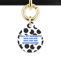 Bailey And Bone Pet Tag Choc Cookie Pattern Pet Tag