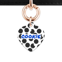 Bailey And Bone Pet Tag Choc Cookie Pattern Pet Tag