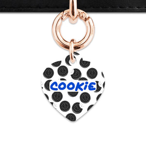 Bailey And Bone Pet Tag Choc Cookie Pattern Pet Tag