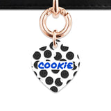 Bailey And Bone Pet Tag Choc Cookie Pattern Pet Tag