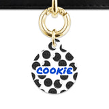 Bailey And Bone Pet Tag Choc Cookie Pattern Pet Tag