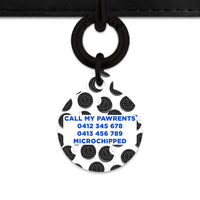 Bailey And Bone Pet Tag Choc Cookie Pattern Pet Tag