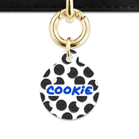 Bailey And Bone Pet Tag Choc Cookie Pattern Pet Tag
