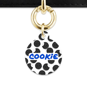 Bailey And Bone Pet Tag Choc Cookie Pattern Pet Tag