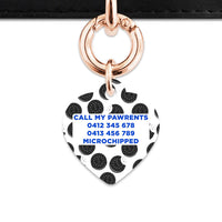 Bailey And Bone Pet Tag Choc Cookie Pattern Pet Tag