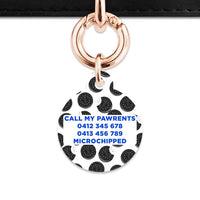 Bailey And Bone Pet Tag Choc Cookie Pattern Pet Tag