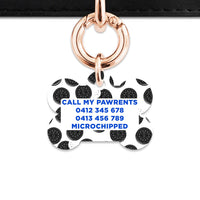 Bailey And Bone Pet Tag Choc Cookie Pattern Pet Tag