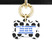 Bailey And Bone Pet Tag Choc Cookie Pattern Pet Tag
