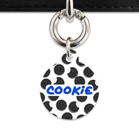 Bailey And Bone Pet Tag Choc Cookie Pattern Pet Tag