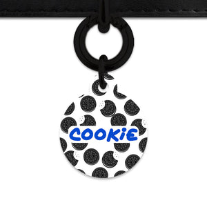 Bailey And Bone Pet Tag Choc Cookie Pattern Pet Tag