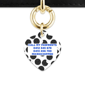 Bailey And Bone Pet Tag Choc Cookie Pattern Pet Tag