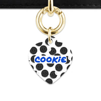 Bailey And Bone Pet Tag Choc Cookie Pattern Pet Tag