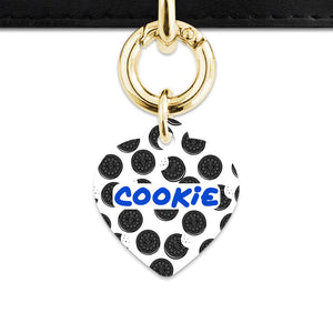 Bailey And Bone Pet Tag Choc Cookie Pattern Pet Tag