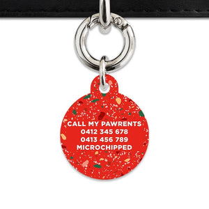 Bailey And Bone Pet Tag Christmas Terrazzo Pet Tag