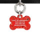 Bailey And Bone Pet Tag Christmas Terrazzo Pet Tag